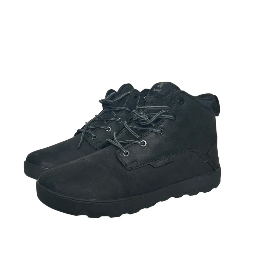Kamik Men’s Spencer Mid DriDefense Waterproof Black Winter Boots Size 10